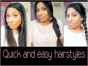 Running late| Quick and easy hairstyles